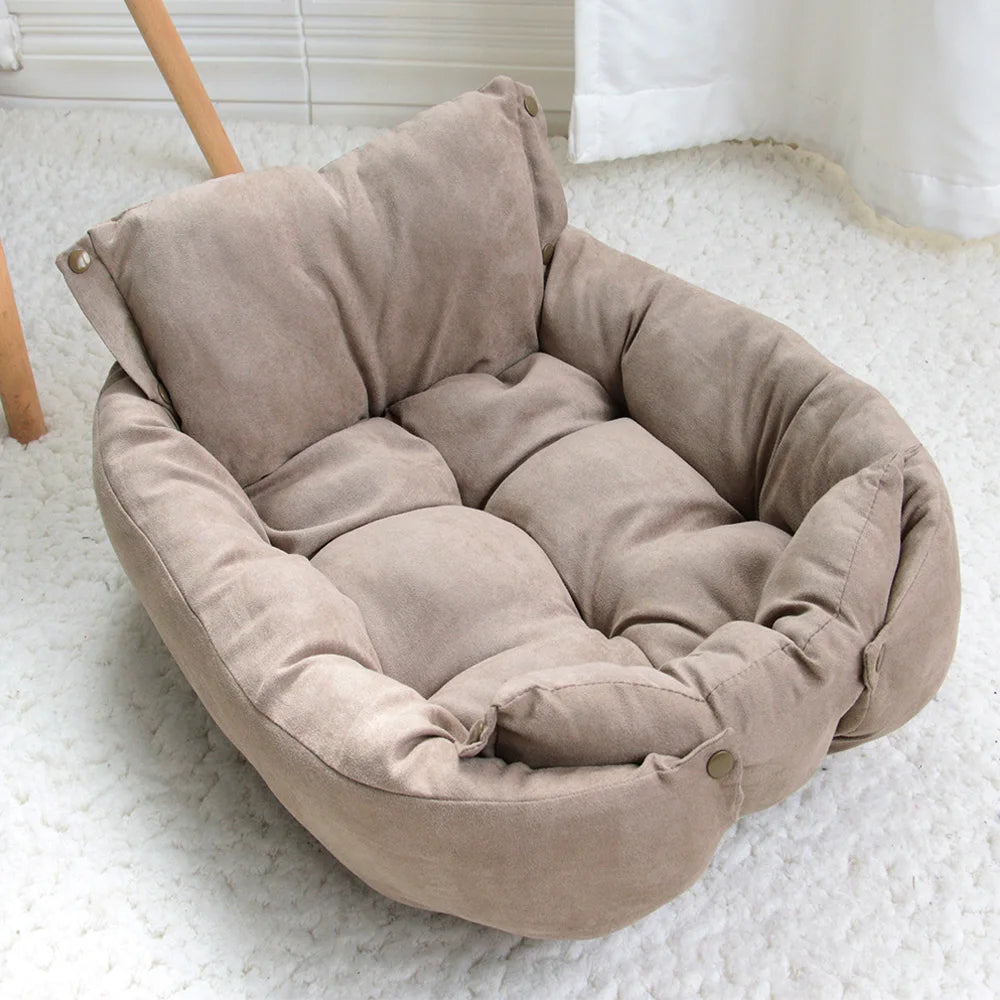 "Pawjoy"Multifunction Dog Bed Mat 3 IN 1 Dogs Cat Sleeping Bed Sofa Warm Winter Puppy Kitten Nest Kennel Soft Pet Cushion For Dogs Cats