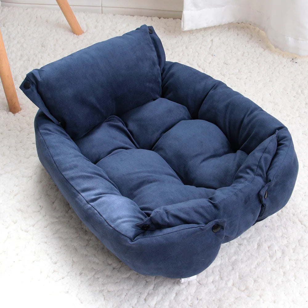 "Pawjoy"Multifunction Dog Bed Mat 3 IN 1 Dogs Cat Sleeping Bed Sofa Warm Winter Puppy Kitten Nest Kennel Soft Pet Cushion For Dogs Cats