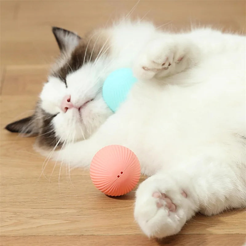 "Pawjoy"Smart Dog Toy Ball Electronic Interactive Pet Toy Moving Ball USB Automatic Moving Bouncing for Puppy Christmas gift Cat Product