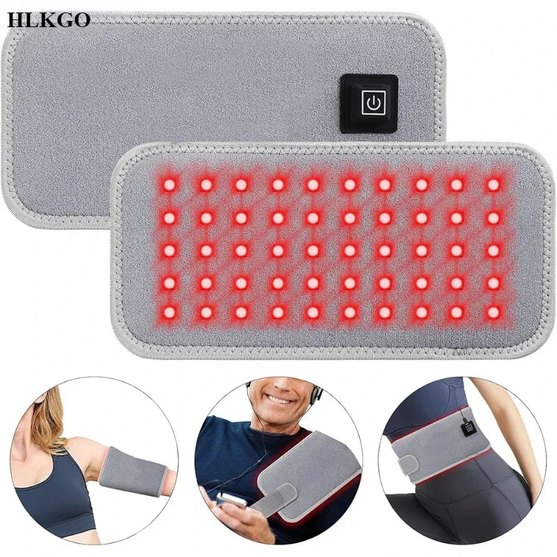 Pawjoy LED Red Light Therapy Pad 🐾 — wearable infrared pad for dogs, cats, and horses to soothe muscles and joints.