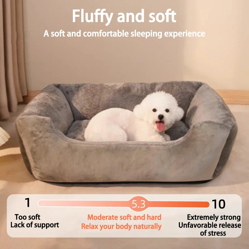 "Pawjoy"Dog Nest, Four Seasons Universal, Winter Warmth, Cat Nest, Dog Bed, Dog Cage Cushion, Sofa, Pet Nest, Cat Bed