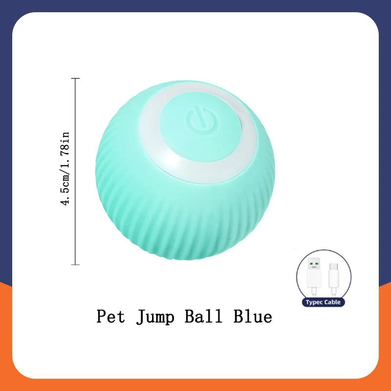 "Pawjoy"Smart Dog Toy Ball Electronic Interactive Pet Toy Moving Ball USB Automatic Moving Bouncing for Puppy Christmas gift Cat Product