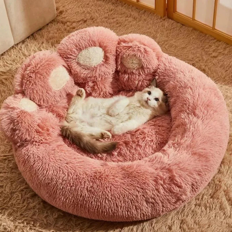 Paw pet plush nest cross-border creative cute bear paw dog nest cat nest pet supplies warm four seasons universal