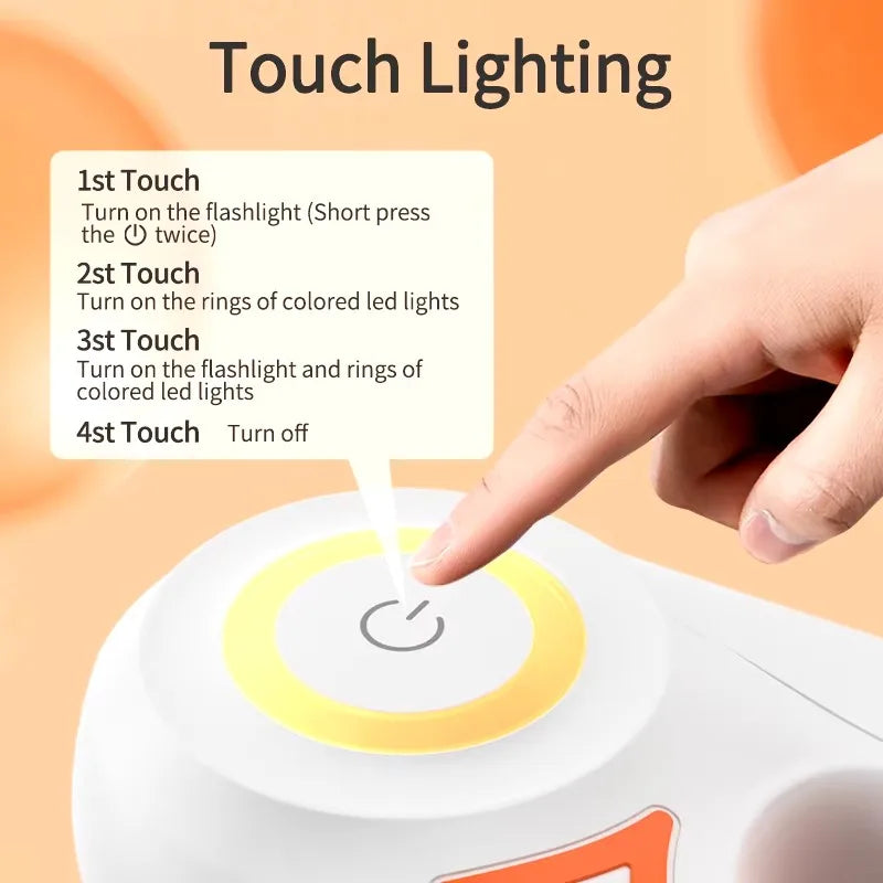 Pawjoy 5M LED Retractable Dog Leash 🐾 — durable, adjustable nylon leash with built-in flashlight for safe walks day and night.