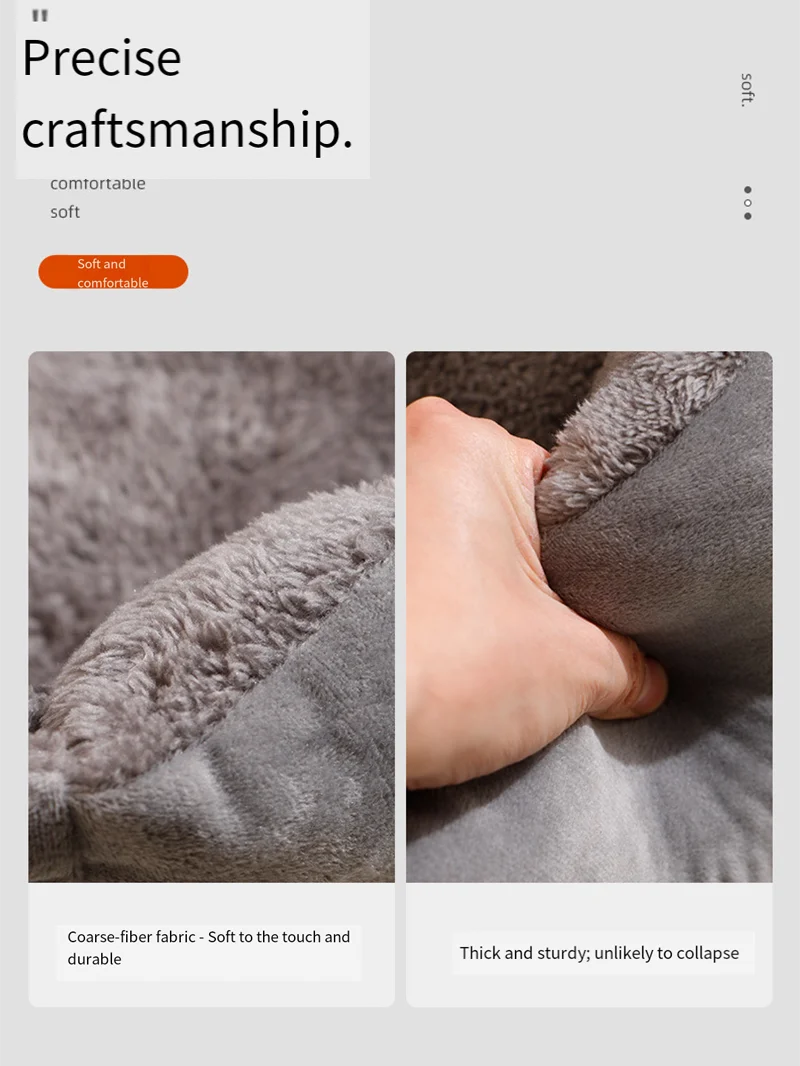 "Pawjoy"Dog Nest, Four Seasons Universal, Winter Warmth, Cat Nest, Dog Bed, Dog Cage Cushion, Sofa, Pet Nest, Cat Bed