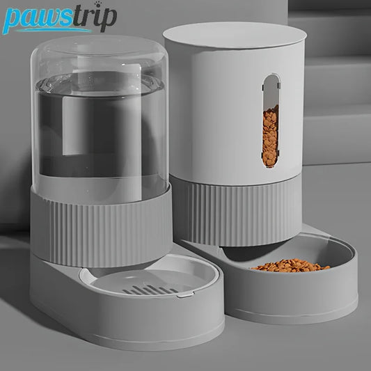 Pawjoy Large Capacity Cat Feeder 🐾 — automatic gravity water & food dispenser for hassle-free feeding of cats and dogs.