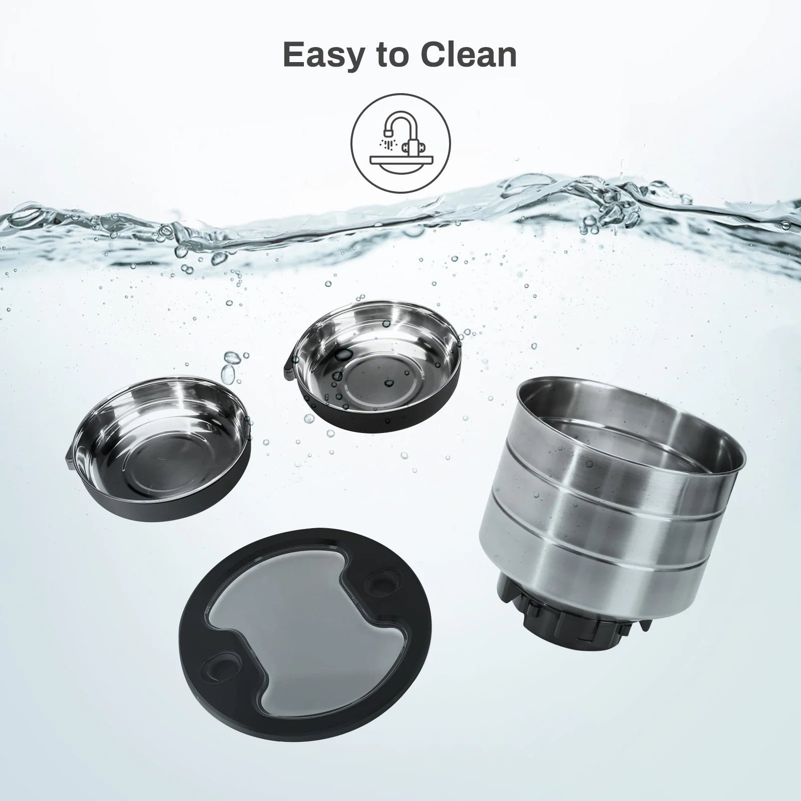 "Pawjoy"4.5L Automatic Cat Feeder With WiFi Button Smart Pet Cat/Dogs Food Dispenser Two Stainless Steel Bowls Feeder Pet Supplies