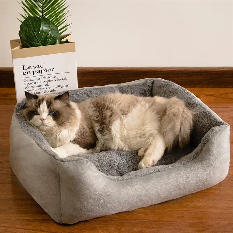 "Pawjoy"Dog Nest, Four Seasons Universal, Winter Warmth, Cat Nest, Dog Bed, Dog Cage Cushion, Sofa, Pet Nest, Cat Bed