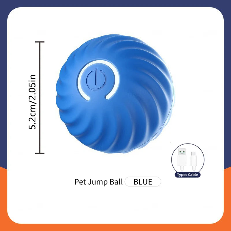 "Pawjoy"Smart Dog Toy Ball Electronic Interactive Pet Toy Moving Ball USB Automatic Moving Bouncing for Puppy Christmas gift Cat Product
