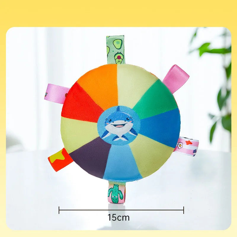 "Pawjoy"Hot dog sounding plush toy bell cartoon toy puppy small dog Teddy teeth grinding toy wear-resistant bite-resistant pet toy