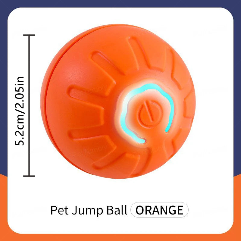 "Pawjoy"Smart Dog Toy Ball Electronic Interactive Pet Toy Moving Ball USB Automatic Moving Bouncing for Puppy Christmas gift Cat Product